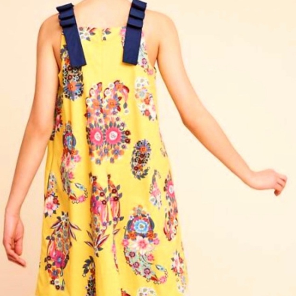 Anthropologie Women’s Sunniva dress Maeve NWT Small yellow floral - Picture 5 of 15